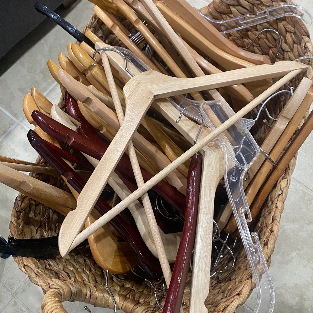 Wooden Hangers for your closet